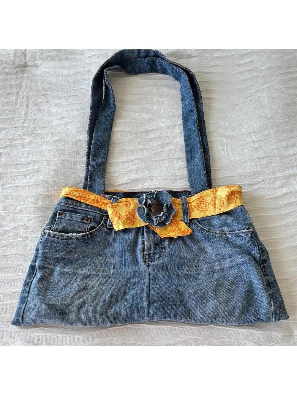 American Eagle Women's Blue and Orange Bag